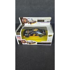 Vintage 1992 Road Champs Rusty Wallace Pontiac NASCAR Stock Car 1:43 Die-Cast